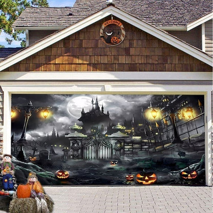 aakip™-Hot Sale-Halloween 2024 Garage Door Decoration