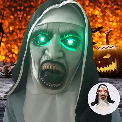aakip™-👻49%OFF🎃 Halloween Nun Scary Mask