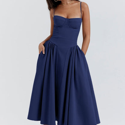 aakip™-Sleeveless Corset Fit Midi Dress(BUY 2 FREE SHIPPING)