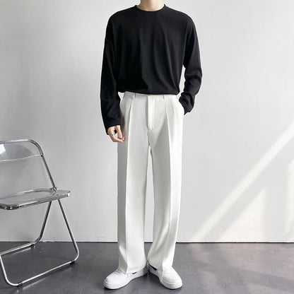 aakip™-SPRING SUMMER ICE SILK STRAIGHT LEG PANTS