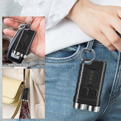 aakip™-✨Magnetic Mini Keychain Flashlight