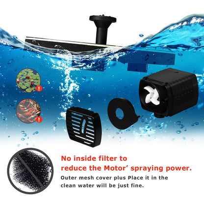 aakip™-🎁Best Mother's Day Gift Of 2024🎁 - Solar outdoor fountain-The perfect garden decoration
