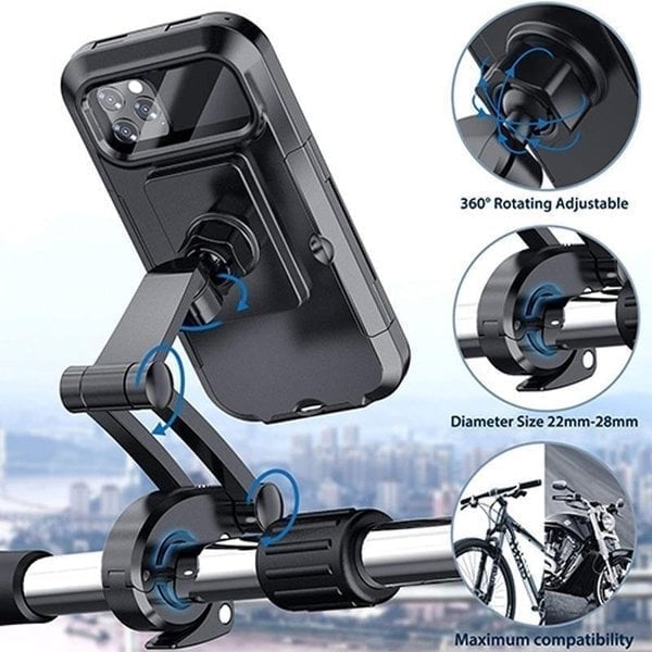 aakip™-🔥49%OFF🔥Waterproof Bicycle & Motorcycle Phone Holder