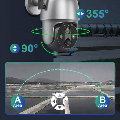 aakip™-✈️Free shipping📦360-degree Solar Surveillance Camera with Full Color Night Vision