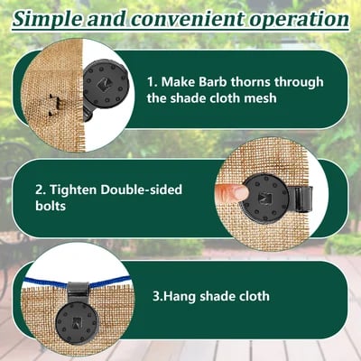 aakip™-🔥SUMMER HOT SALE - Shade Cloth Heavy Duty Lock Grip