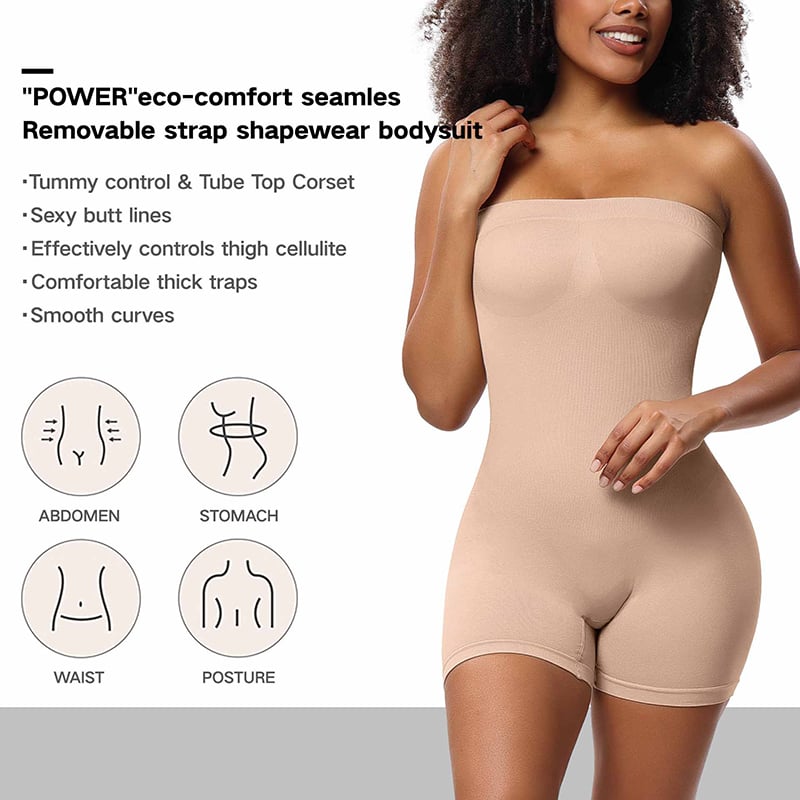 aakip™-Bodysuit Shapewear with Removable Strap