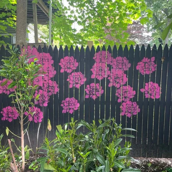 aakip™-🔥DIY decoration🌻-Garden Fence Large Flower Stencils