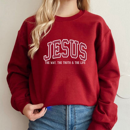 Christian Jesus Faith Crew-Neck Sweatshirt