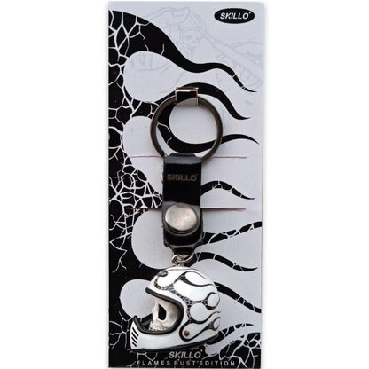 aakip™-Colorful Skull Helmet Keychain
