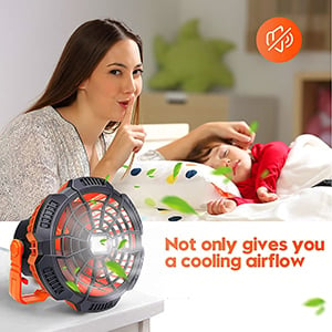 aakip™-💥49% OFF🔥Portable Camping Fan with LED Lantern🔥BUY 2 Free Shipping