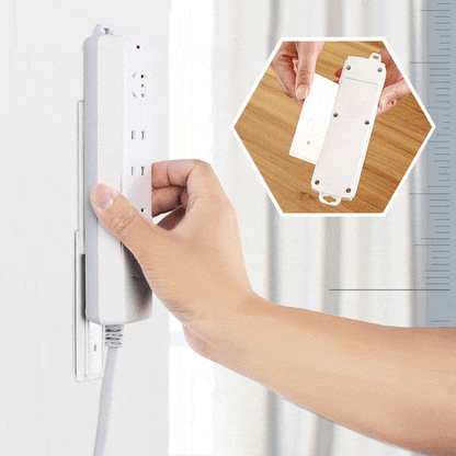 aakip™-(🔥 Promotion-48%OFF)Adhesive Punch-free Socket Holder(👍Buy 4 get 6 Free)