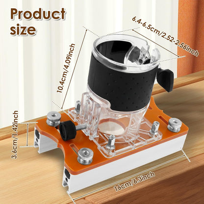 Exclusive Offer💥2-in-1 Woodworking Trimmer Slotting Auxiliary Positioning Bracket