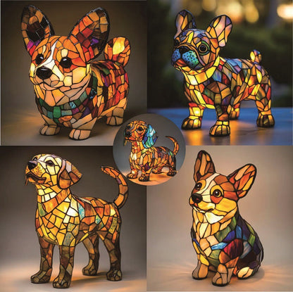 🔥Hot selling🐶magical colorful dog lamp art night lights