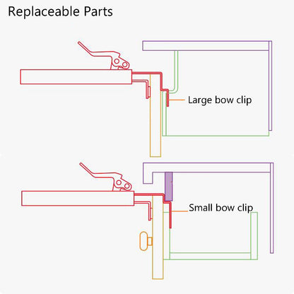 Adjustable Drawer Fixing Clamp