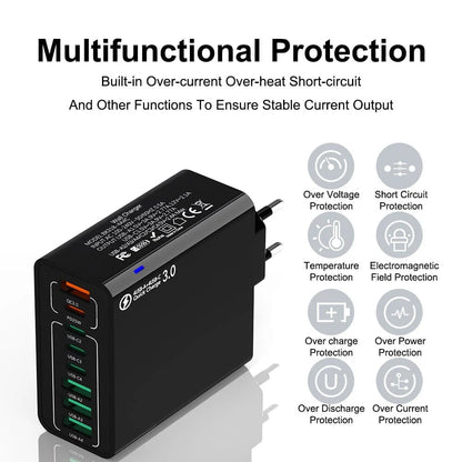 ⏳✨️8 in 1 Waterproof Ports USB Fast Charger