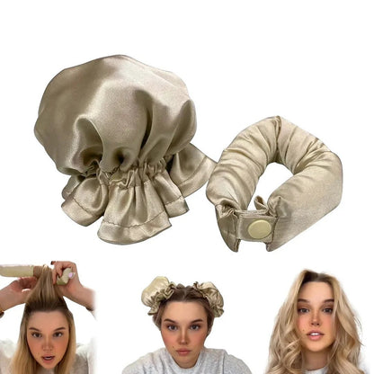aakip™-Satin Heatless Curling Set