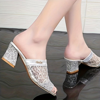 aakip™-😍49% OFF😍 - Women's Glitter Sequins Decor Sandals