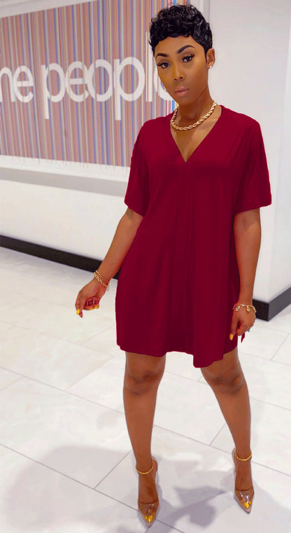 aakip™- Promotion🔥49% OFF💃💃2024 V-Neck Dress & Shorts Set🔥