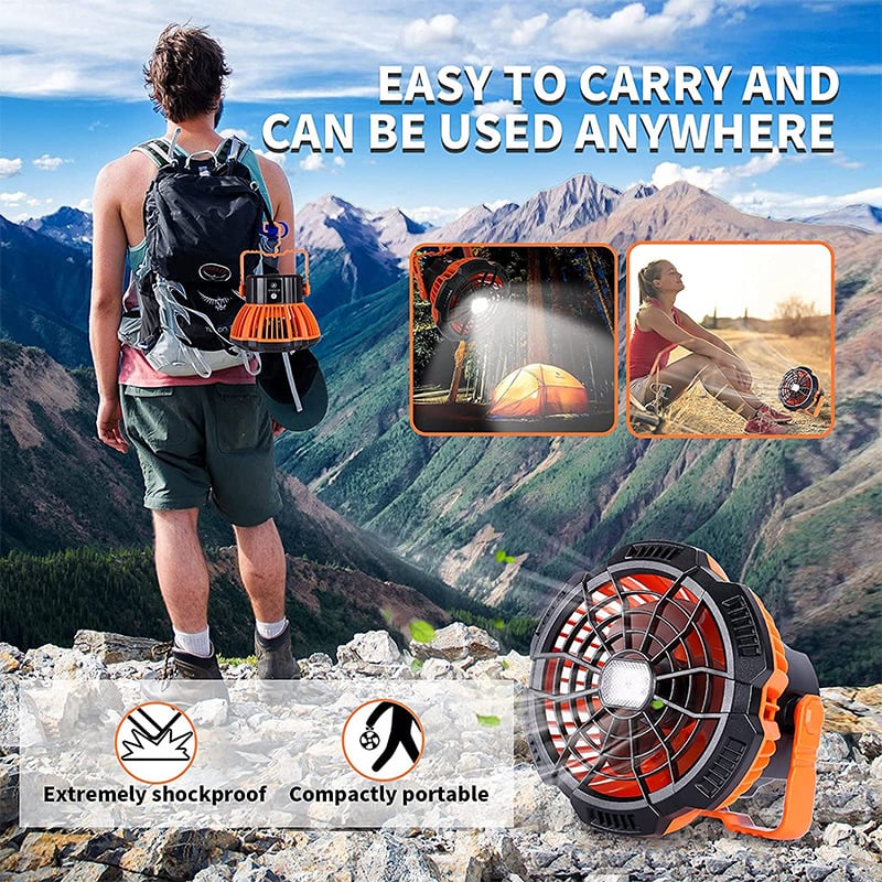 aakip™-💥49% OFF🔥Portable Camping Fan with LED Lantern🔥BUY 2 Free Shipping