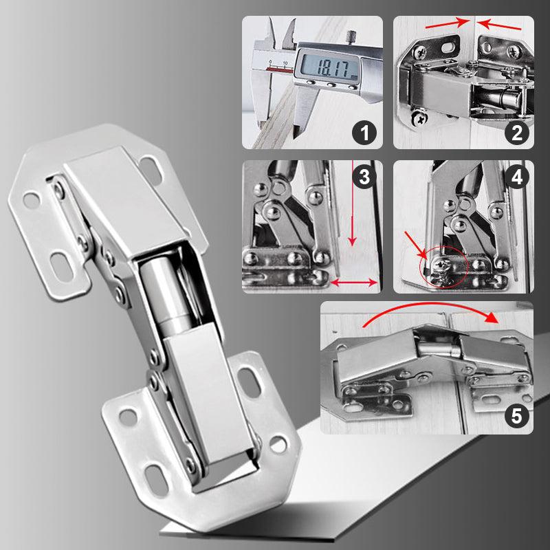 aakip™-🔥Cabinet Hinges - Easy Installation of Bridge Door Hinges