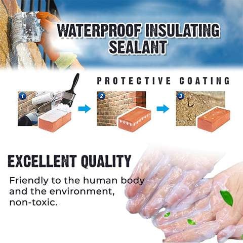 aakip™-🎊 -Waterproof Insulation Sealant Emulsion(Free Brush)