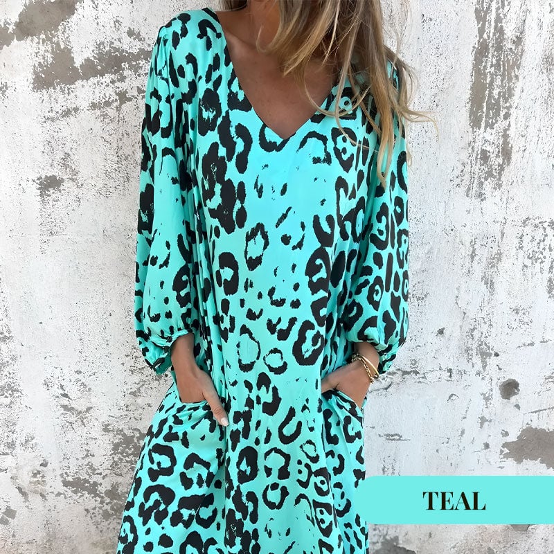 💖Safari Chic Leopard Dress