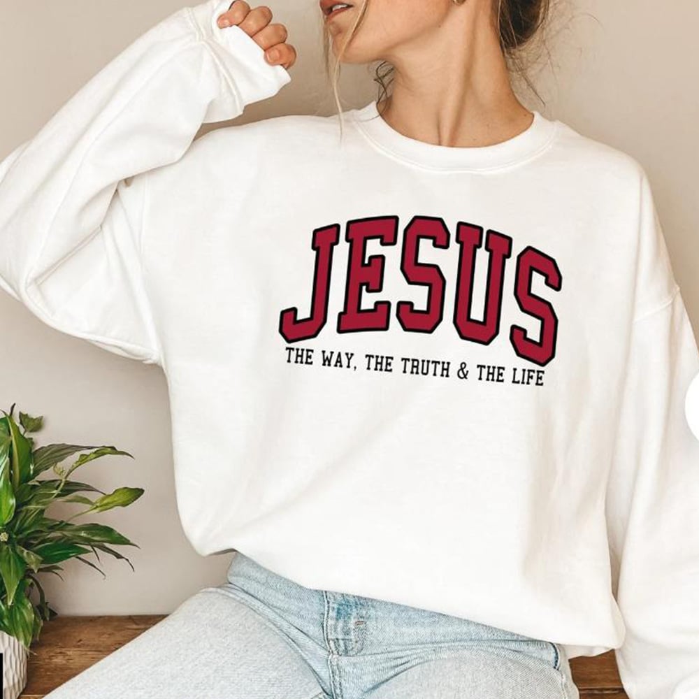 Christian Jesus Faith Crew-Neck Sweatshirt