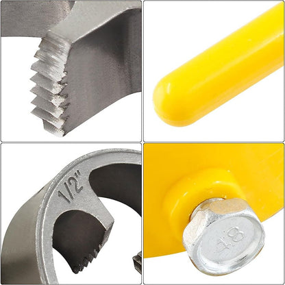 aakip™-6-Piece Set Of Water Pipe Die Plastic Pipe Die Tap Wrench Set