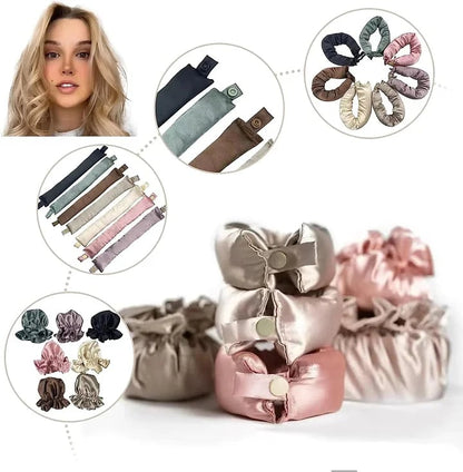 aakip™-Satin Heatless Curling Set