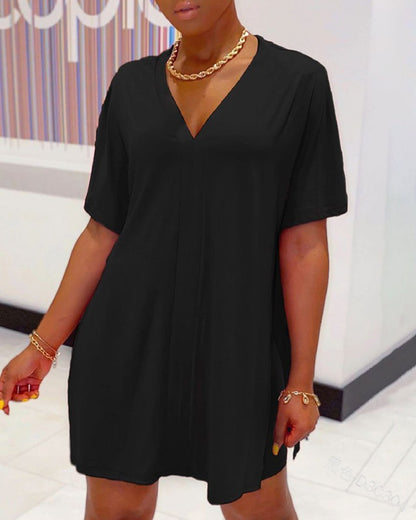 aakip™- Promotion🔥49% OFF💃💃2024 V-Neck Dress & Shorts Set🔥