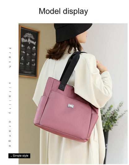 aakip™-⏰Hot Sale-49% OFF🔥2024 Large Capacity Waterproof Multi Pocket Nylon Shoulder Bag👜