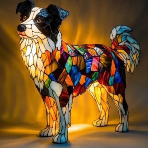 🔥Hot selling🐶magical colorful dog lamp art night lights