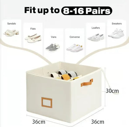 💥Fabric shoe organizer, storage box
