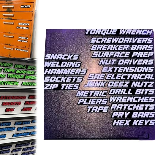 49% OFF This Week Promotions🎉🎉23 Pack of Magnetic Toolbox Labels🔩
