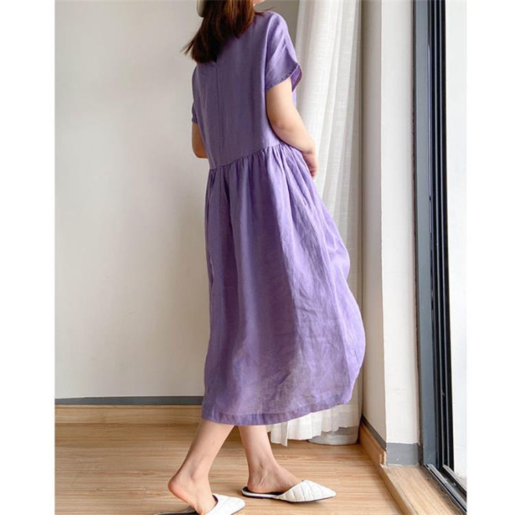 aakip™-🔥HOT SALE🔥 Japanese Style Linen Cotton Dress(50%OFF)