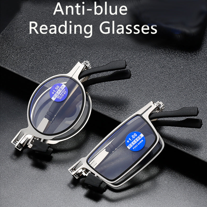 🔥Ultra Light Titanium Material Screwless Foldable Reading Glasses