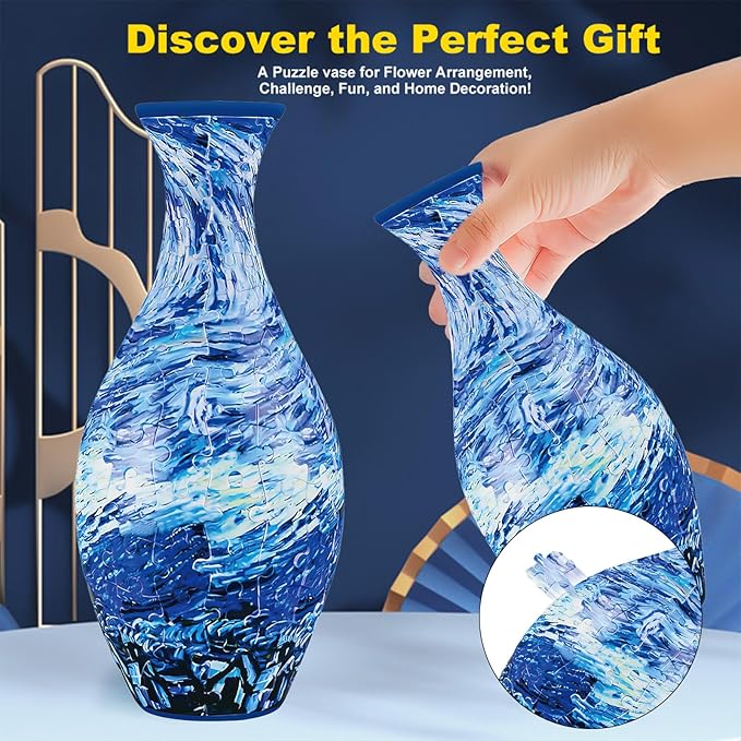 🔥Limited time 55% 💐3d jigsaw puzzle vase