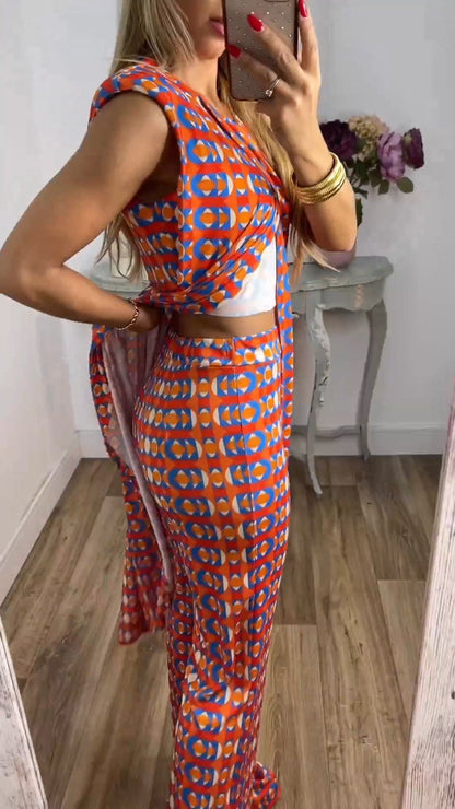 aakip™-New Arrival Abstract Printed Comfy Suit For Women