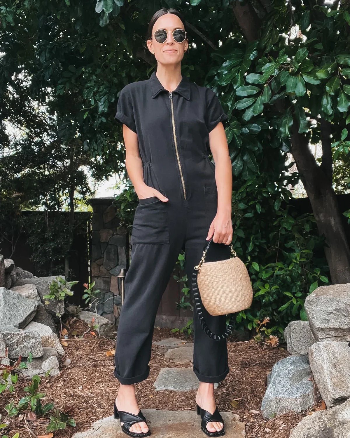 Cropped Utility Jumpsuit - Buy Two And Get Free Shipping