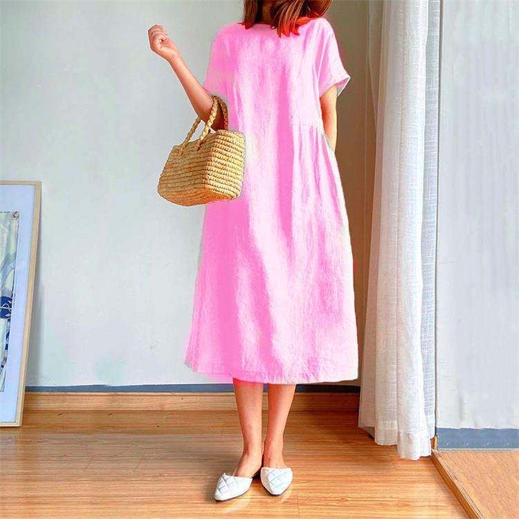 aakip™-🔥HOT SALE🔥 Japanese Style Linen Cotton Dress(50%OFF)