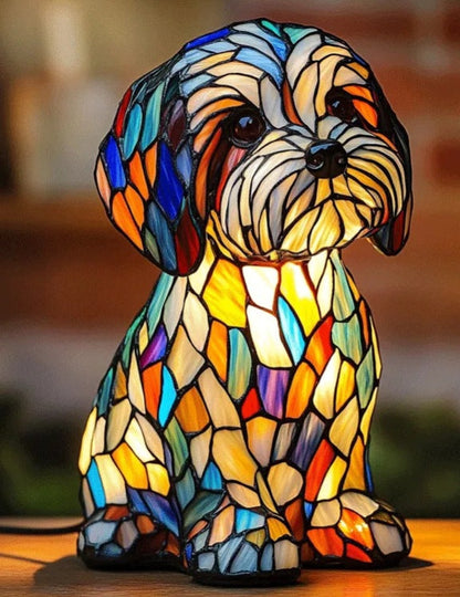 🔥Hot selling🐶magical colorful dog lamp art night lights