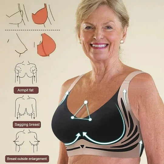 aakip™-Super gather bra | Wireless Push-up Bra👍No more sagging breasts