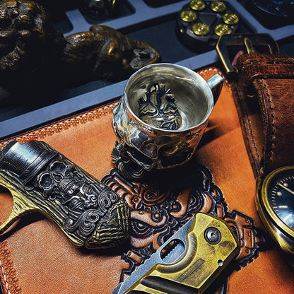 aakip™-Holy Grail of life - Handmade Silver Wine Cup