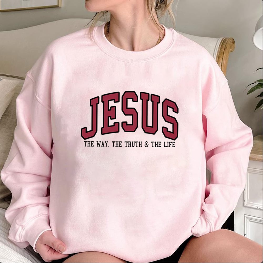 Christian Jesus Faith Crew-Neck Sweatshirt