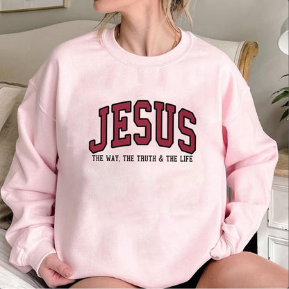 Christian Jesus Faith Crew-Neck Sweatshirt