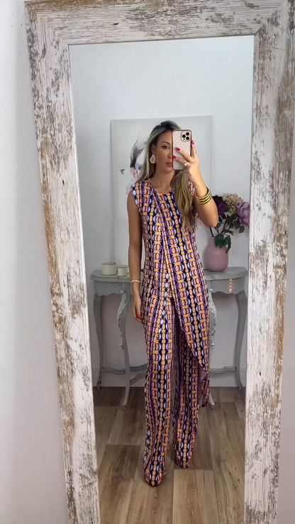 aakip™-New Arrival Abstract Printed Comfy Suit For Women