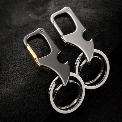 aakip™-🔥49% OFF🔥Multifunctional pendant bottle opener metal double ring key chain