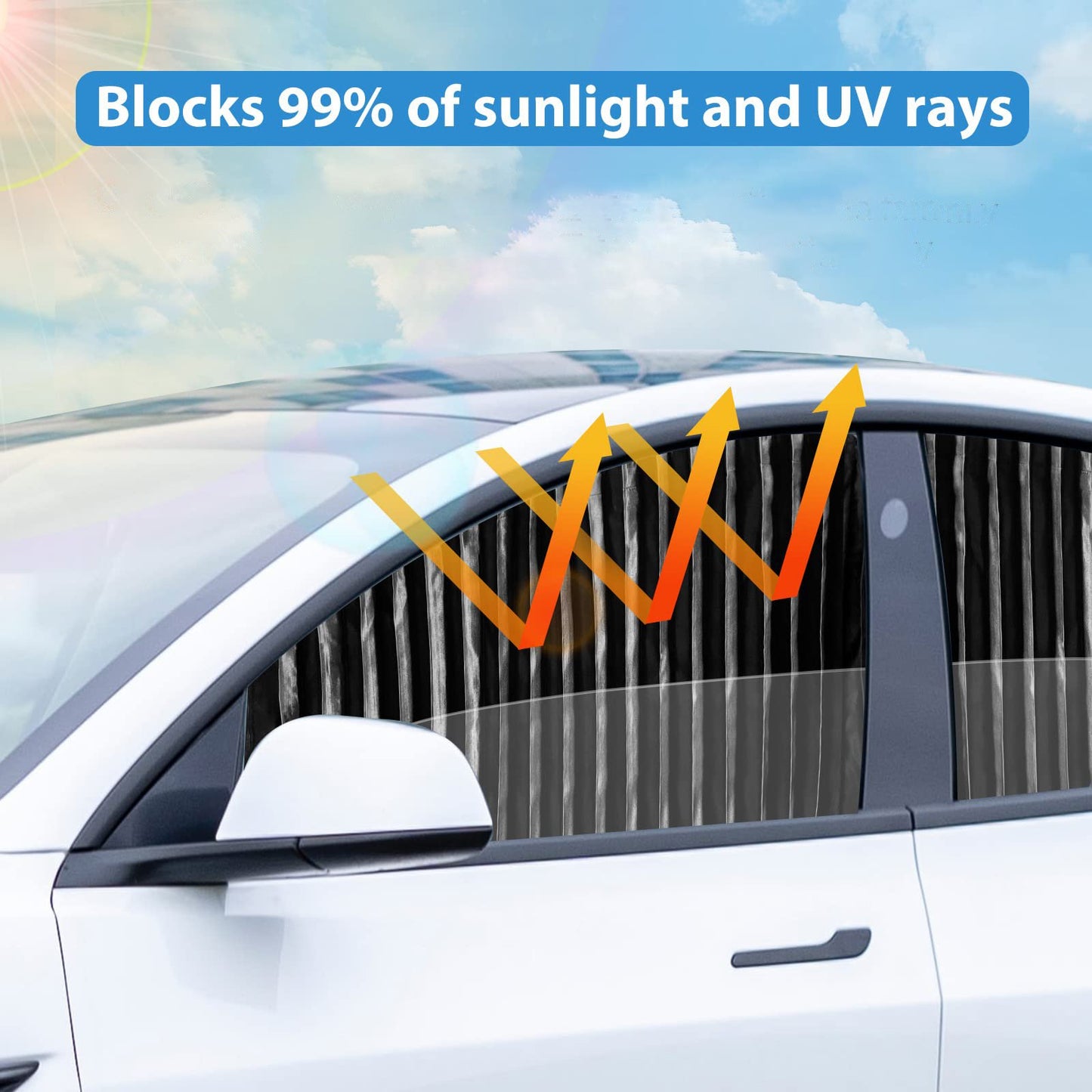 aakip™-🔥Universal Fit Magnetic Car Side Window Privacy Sunshade