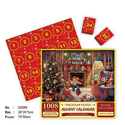 🎄Christmas Advent Calendar Jigsaw Puzzle 1000 pcs 🧩