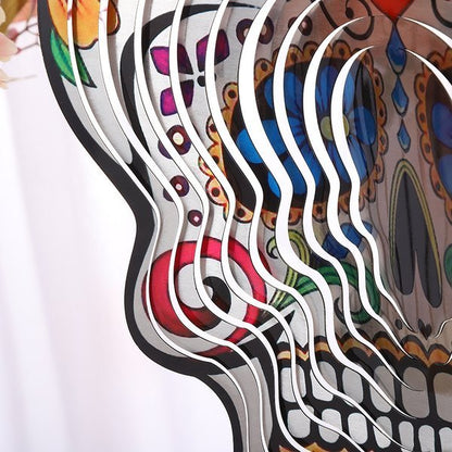 aakip™-Sugar Skull Wind Spinners